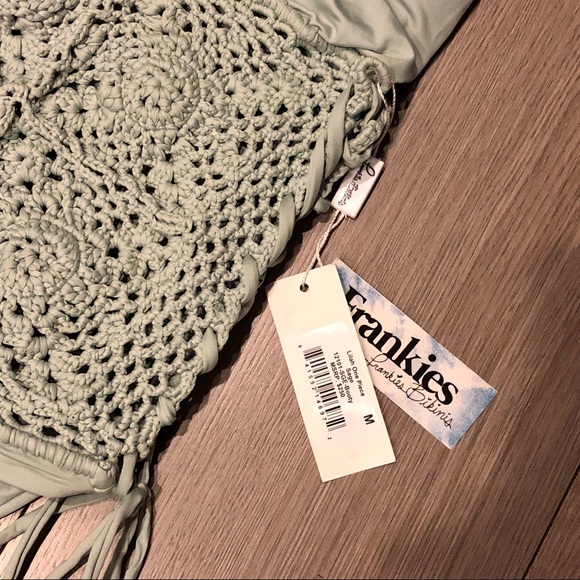 Frankie’s Bikinis Lilah One Piece Sage NWT Size M - Picture 7 of 8